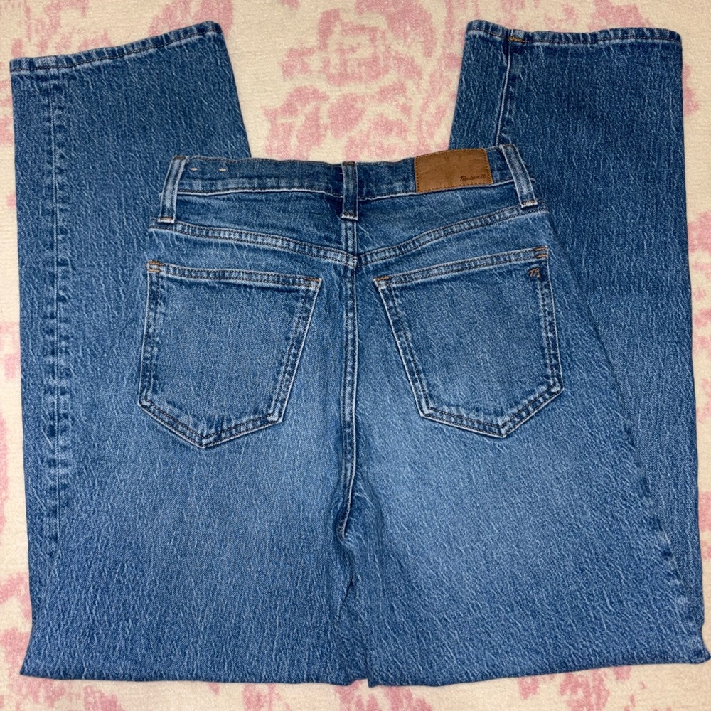 Madewell Classic Blue Denim Wide-Leg Jeans
